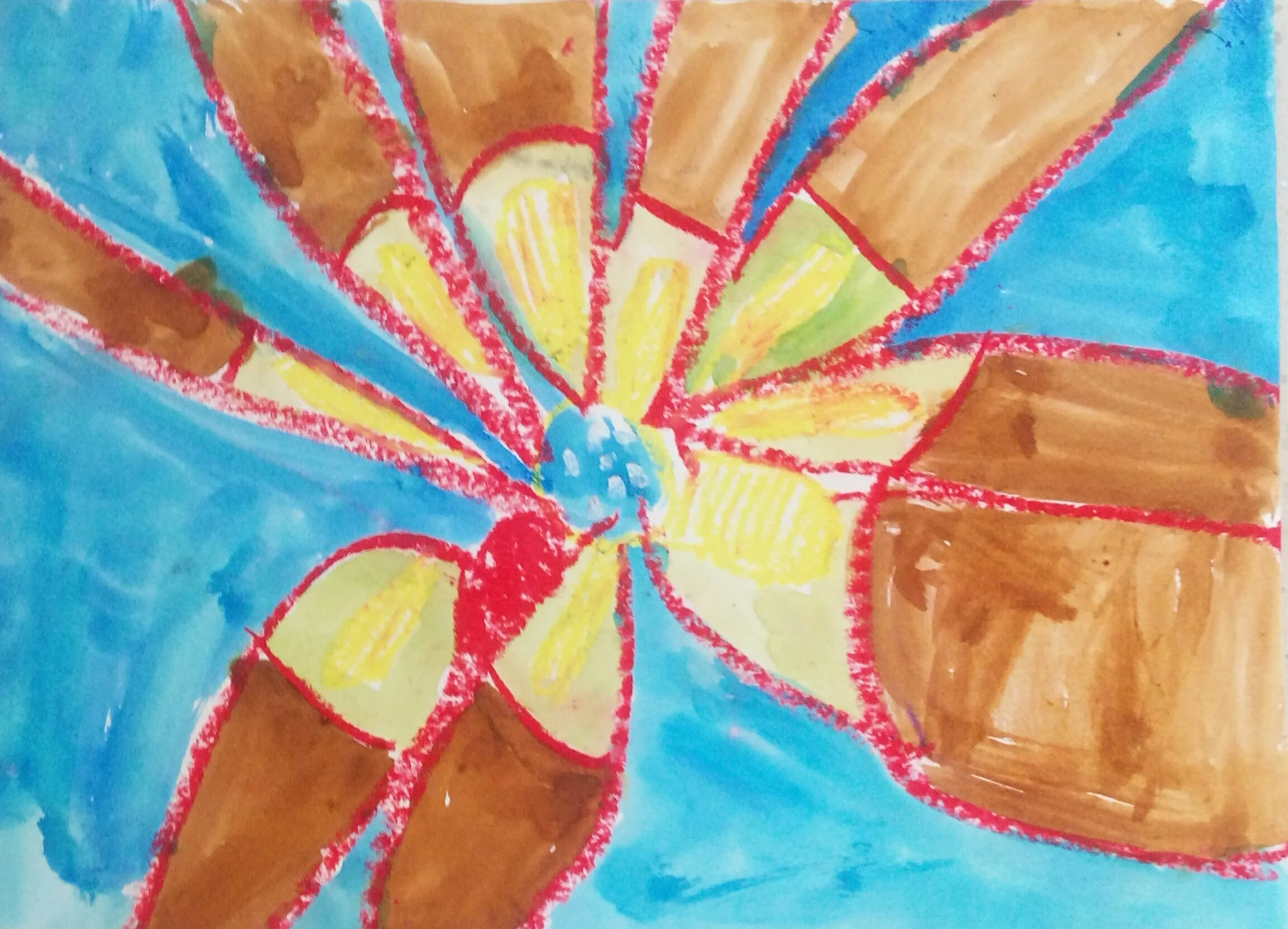 Georgia O'Keefe Lesson in Large Flowers