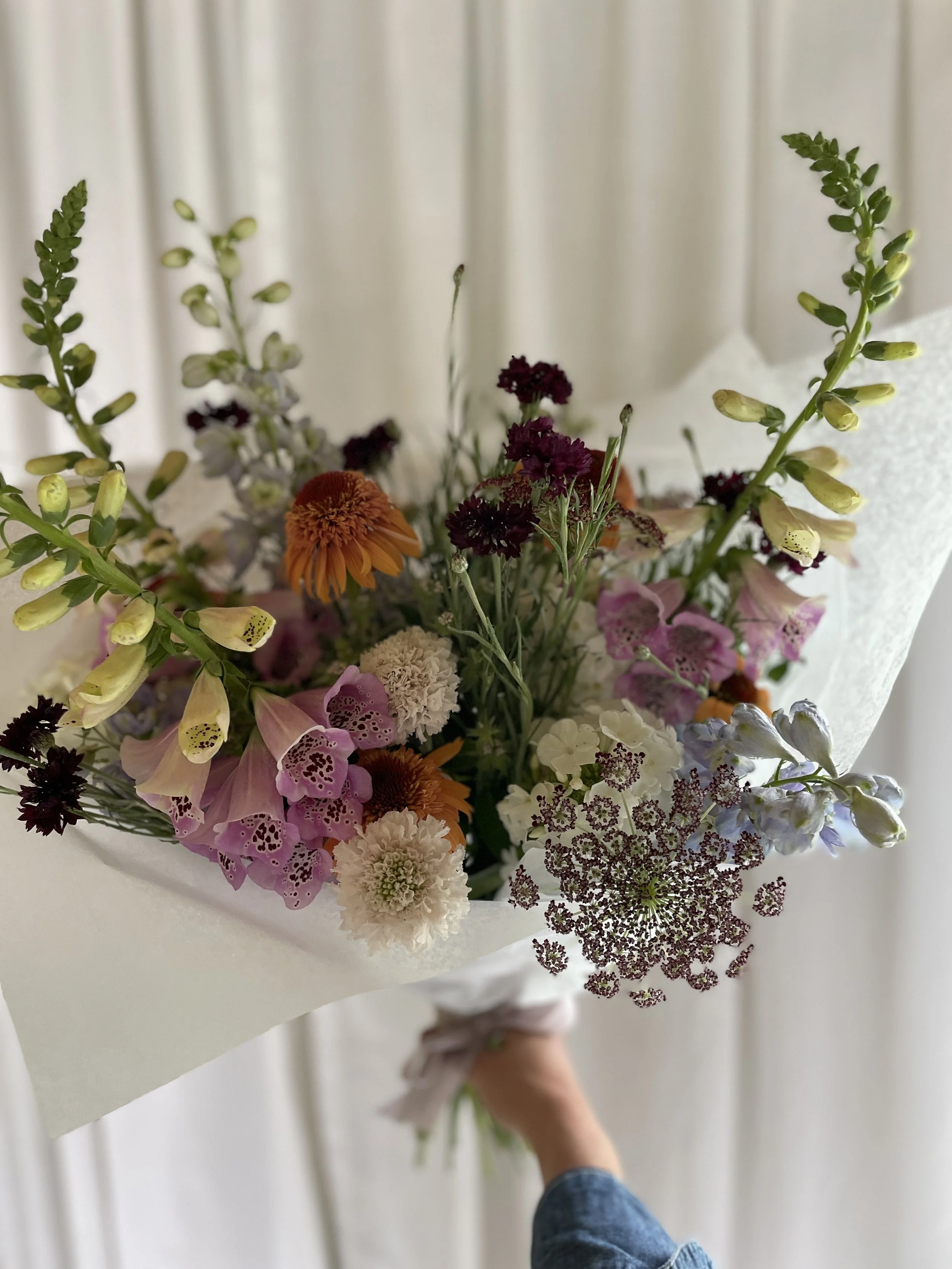 July 12 Hand-Tied Bouquet Workshop on the Farm