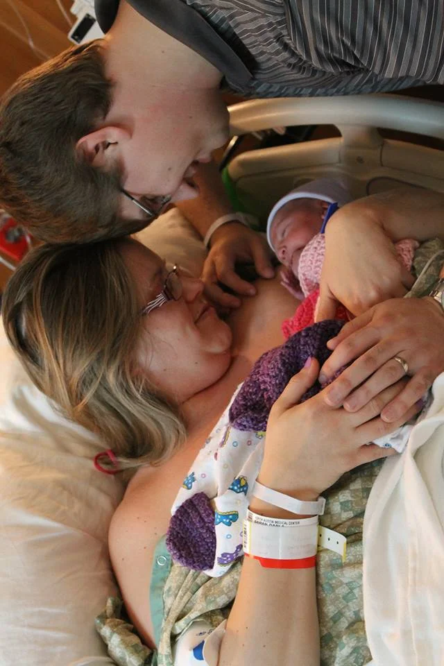 Darla and Peter with Olivia