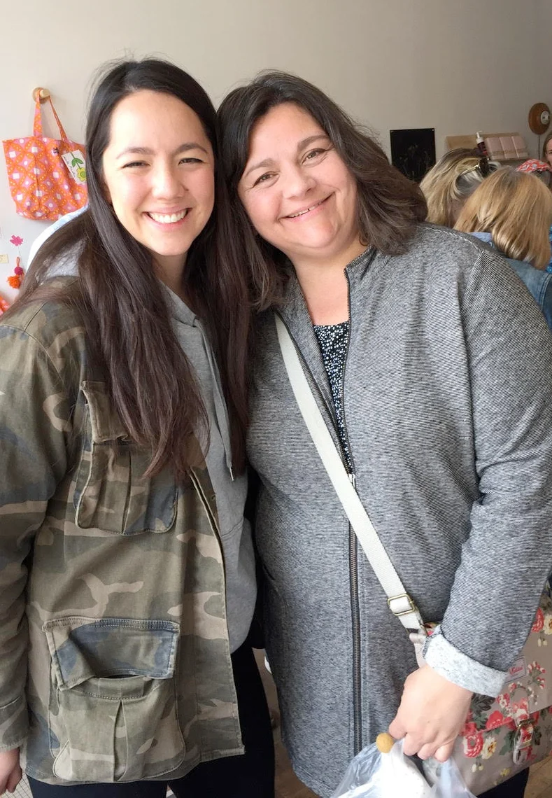 Jacqueline and her daughter