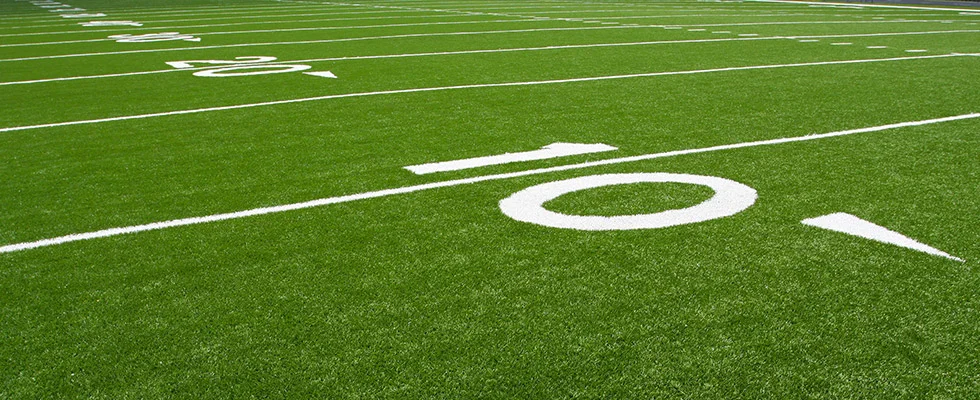 Synthetic turf field athletic