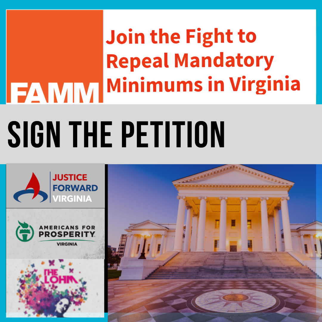 Repeal Mandatory Minimums in VA - Sign the Petition