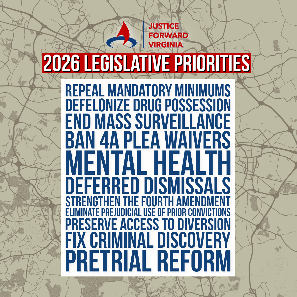 2026 Virginia General Assembly Legislative Priorities