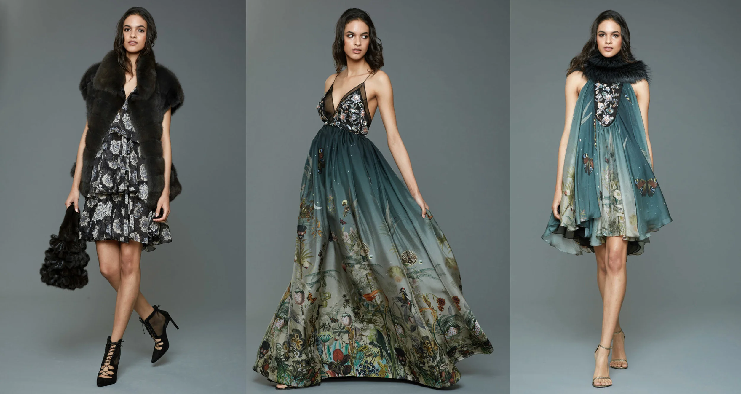 Season: Pre-Fall 16 Theme: Enchanted Forest -For the brand Dennis Basso