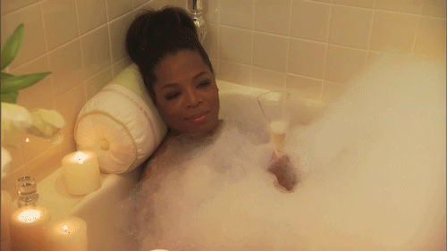 How I feel during my candlelit shower. 