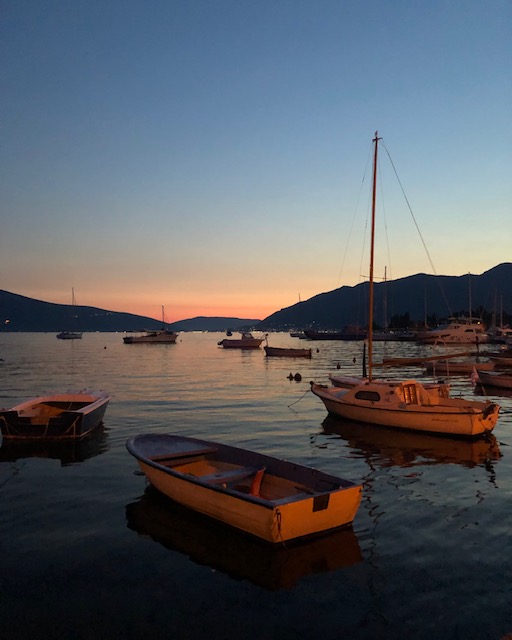 Sunset in Montenegro