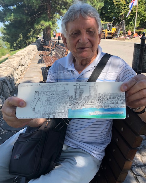 Sketching and friend