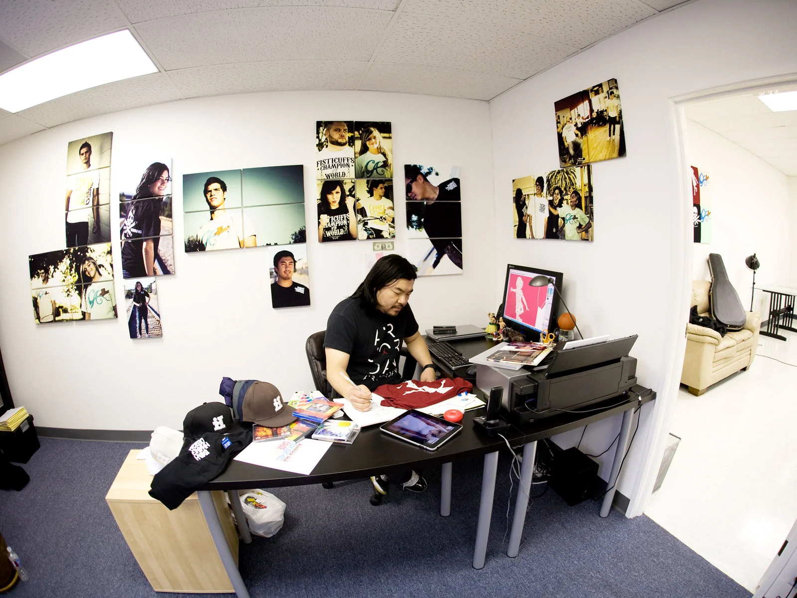 Back when I had my office/photo studio in Santa Clara. 2011