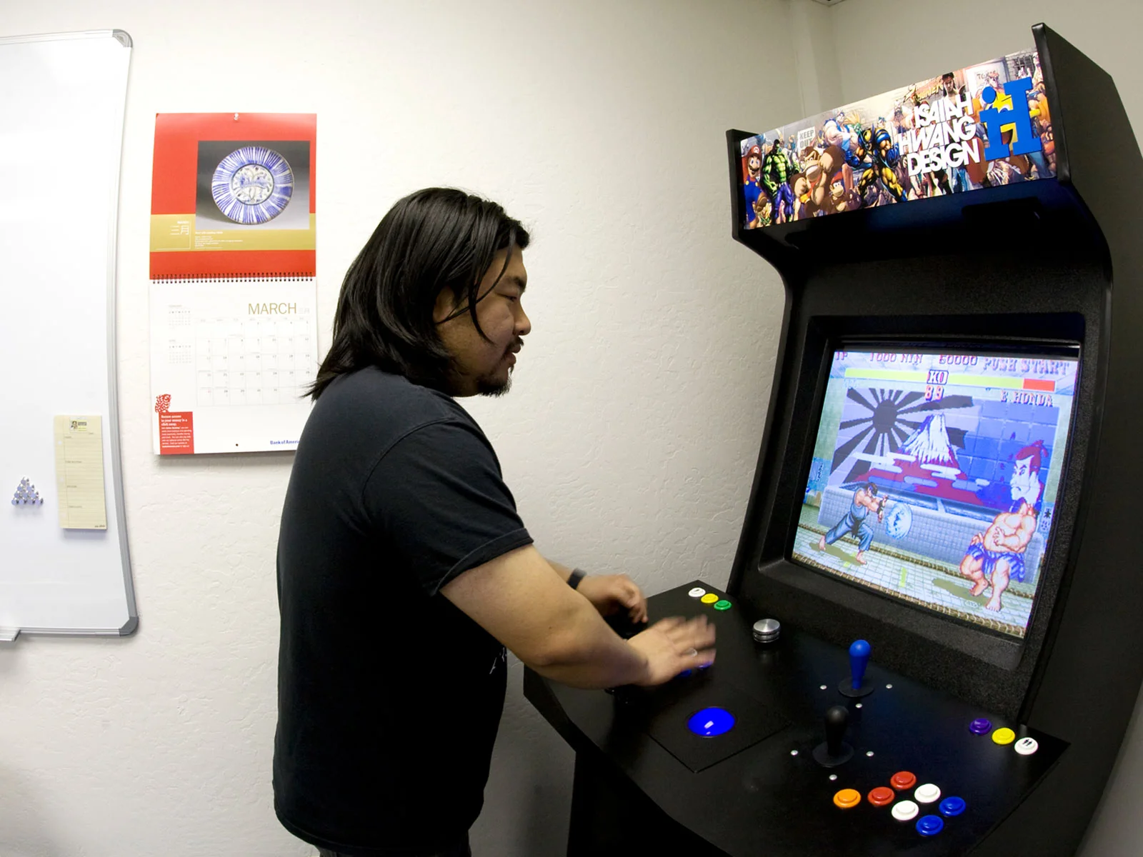 Yes…I had an arcade in my office. I miss that good, old machine. So many great memories. Street Fighter II anyone?