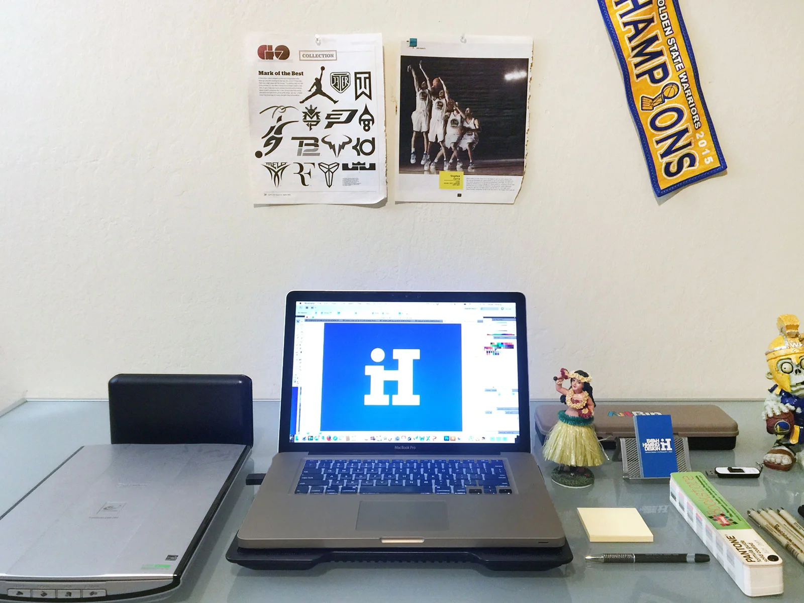 My current desk setup.