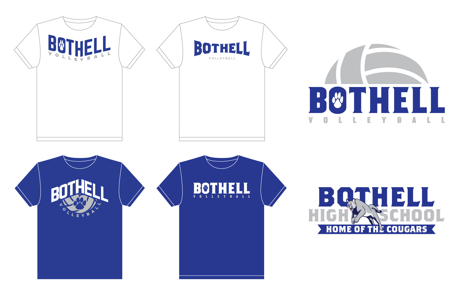 A few of the logo designs that were submitted, but ultimately they went with the one on the upper right.