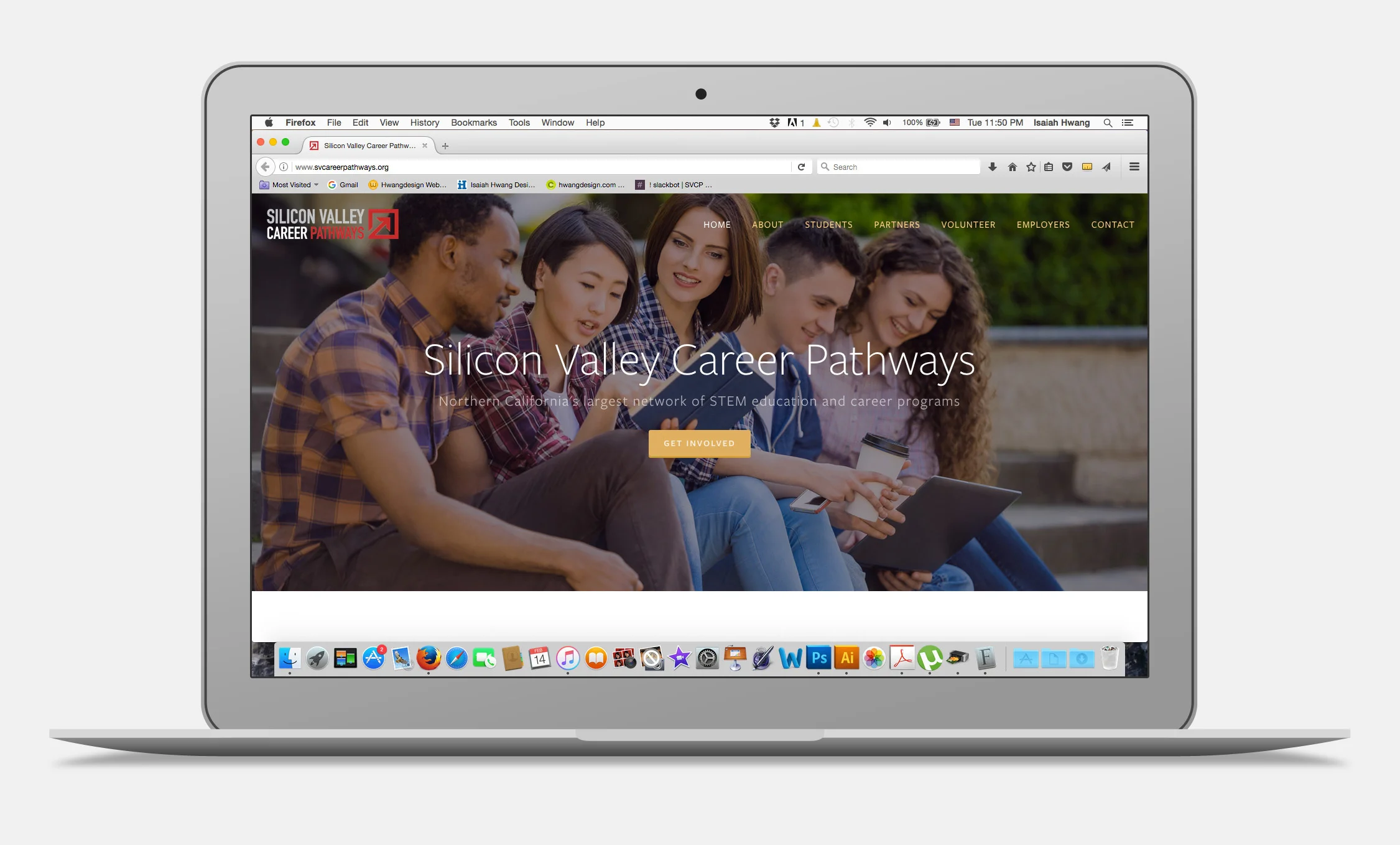 Website design for Silicon Valley Career Pathways . They do wonderful work with students. If you live in the Bay Area and need assistance, they are a great resource!