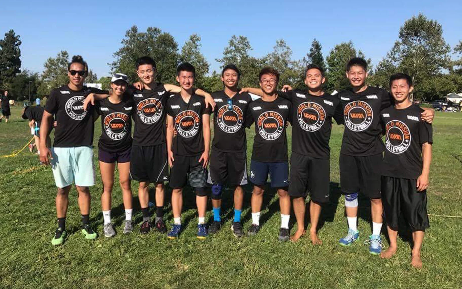 The awesome team wearing the shirts. The got first place in the tournament this year! Good job Tim! Hope you guys can defend your title next year!