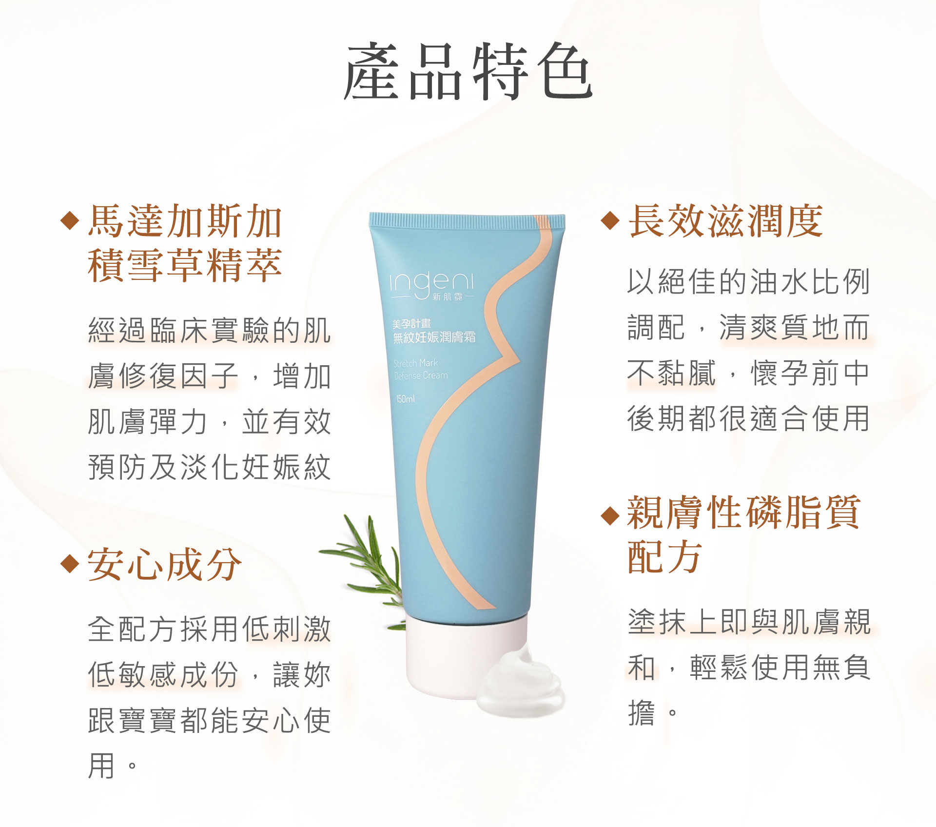 新肌霓美孕計畫無紋妊娠潤膚霜商品特色.jpg