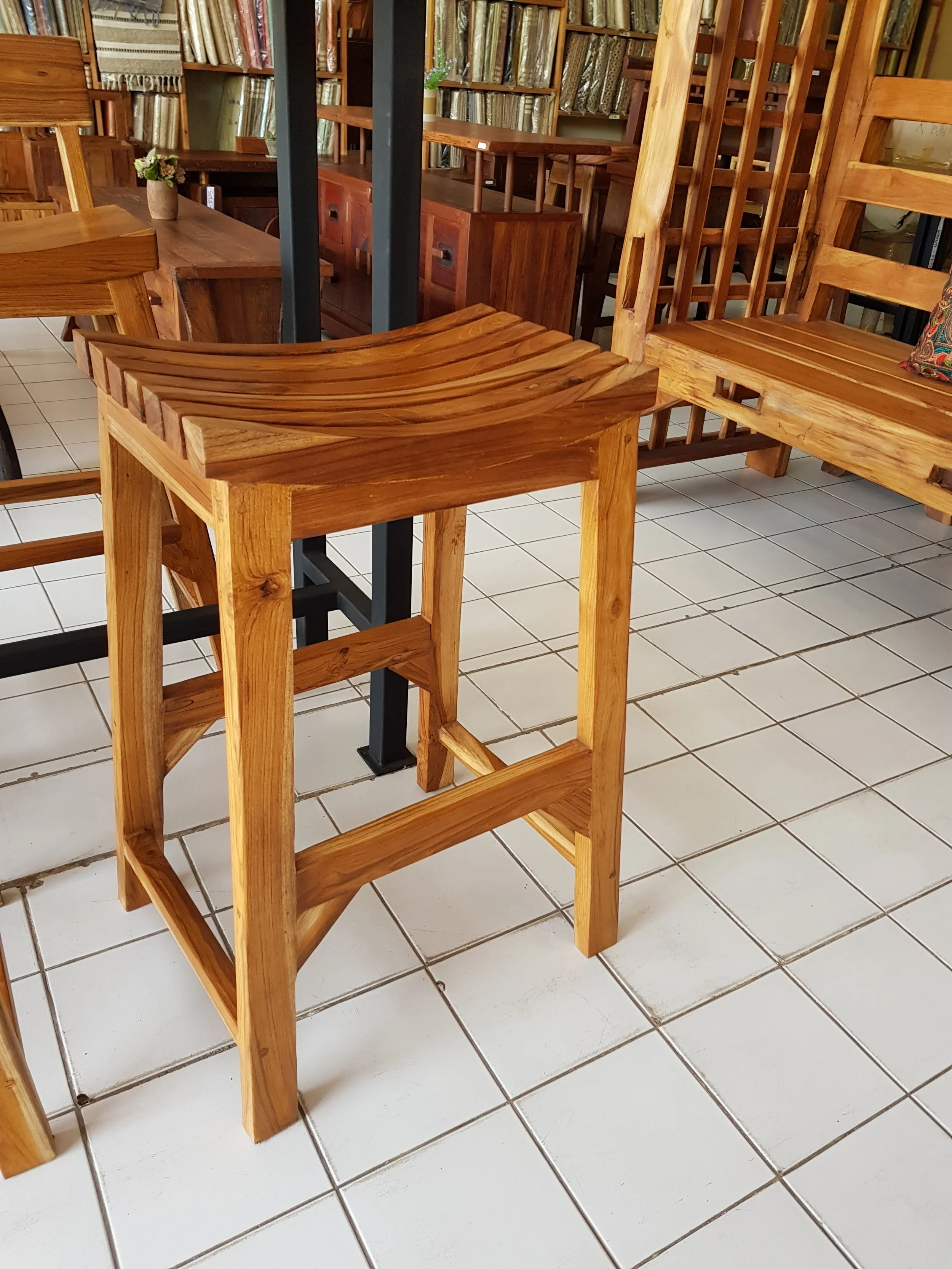 Backless Bar stool $145.  dimensions: height: 750cm width: 500cm