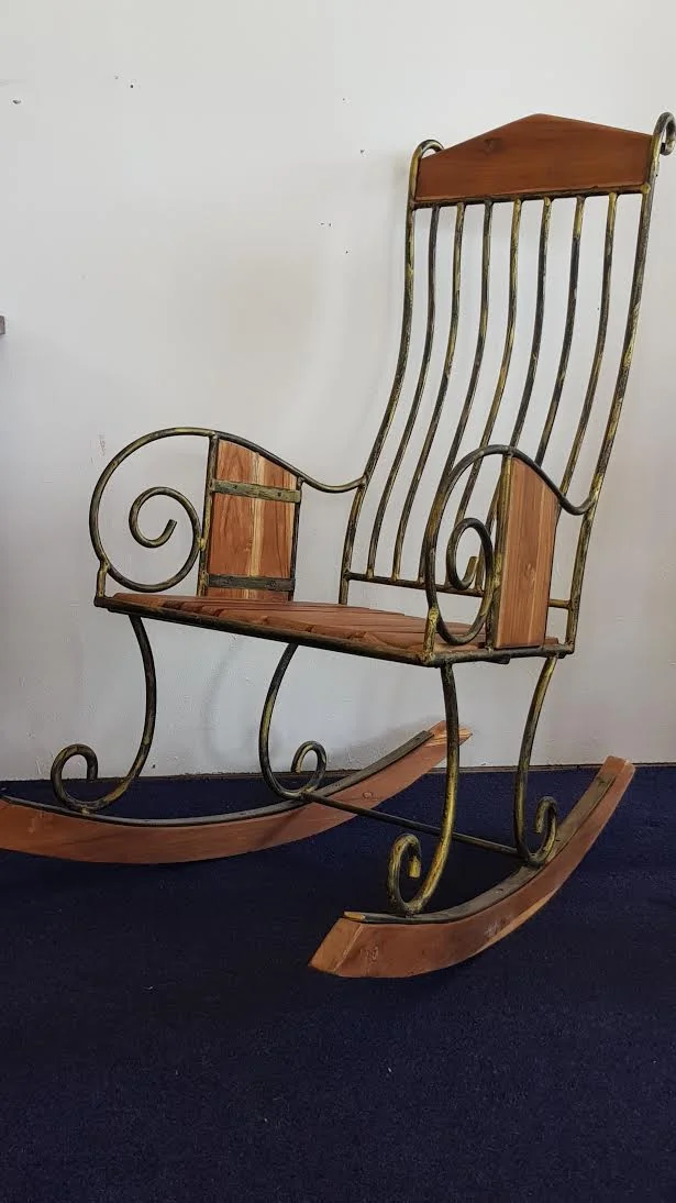 rocking chair $495   height: 1100mm width: 650mm length of rockers: 1000mm  surprisingly comfortable