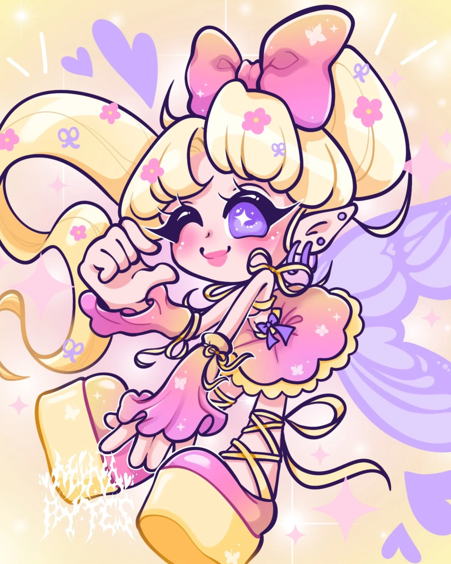 thank you for dropping by my table at Hoshi last weekend!! heres my sticker design for @chyizedraws cute fairy sticker rally 💕✨️ don&rsquo;t miss out on more goodies at @mellowart.au next weekend !! 🫶🫶🫶🫶🎀🩷💕✨🍡🎀🩷✨💕

#cuteart #perthartist #o