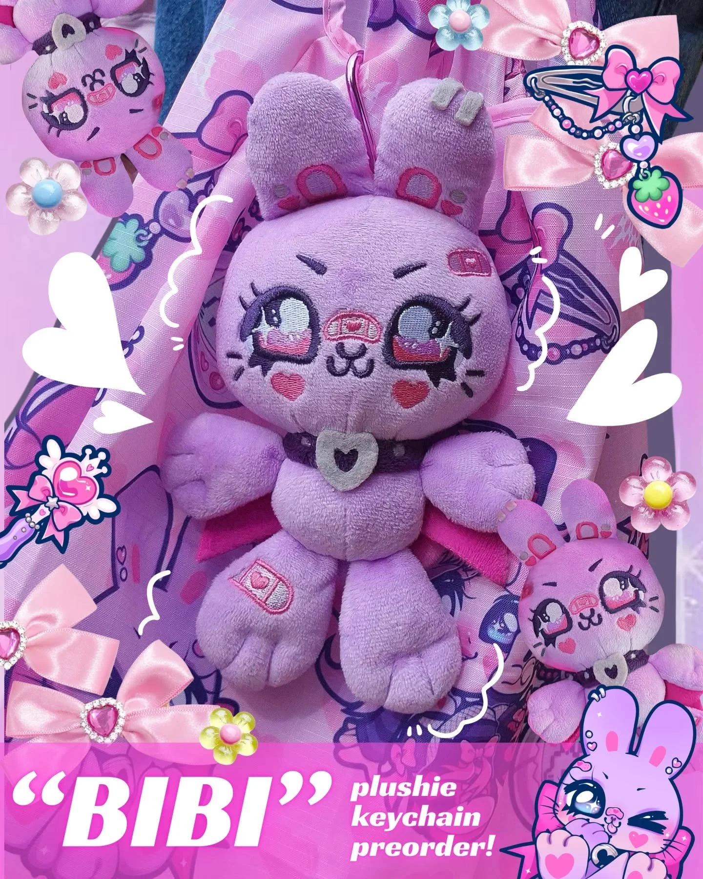 💕 PRE0RDER: EXTENDED 🩷💕
I wanted to give yall a bit of extra time to grab the Bibi's at the lower price (also cuz sh0p update not rdy yet heh) so grab ur Bibi before the end of May to get more goodies, lower cost, and spread them far and wide!!!
✨