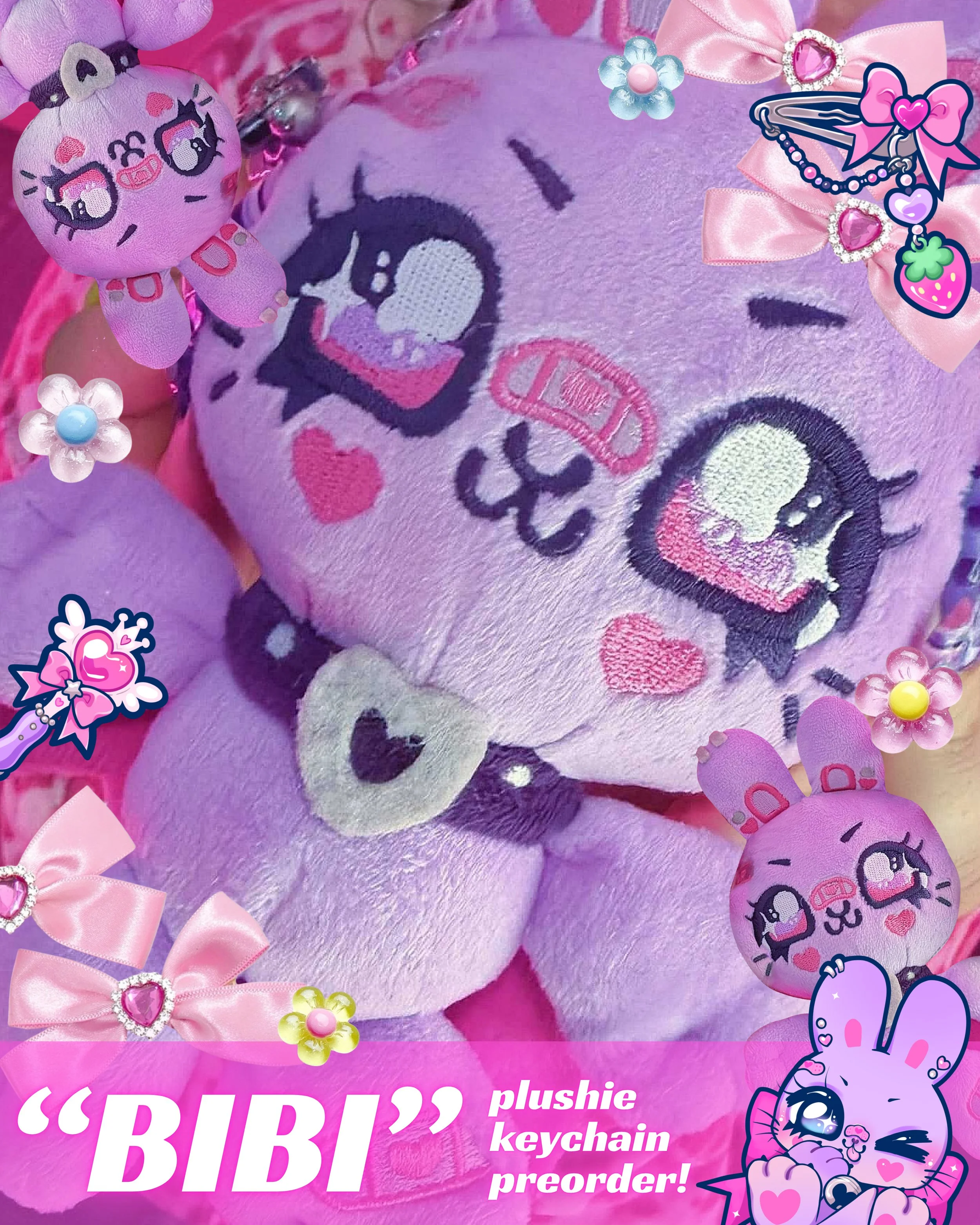 [PREORDER] BIBI Plush Keychain