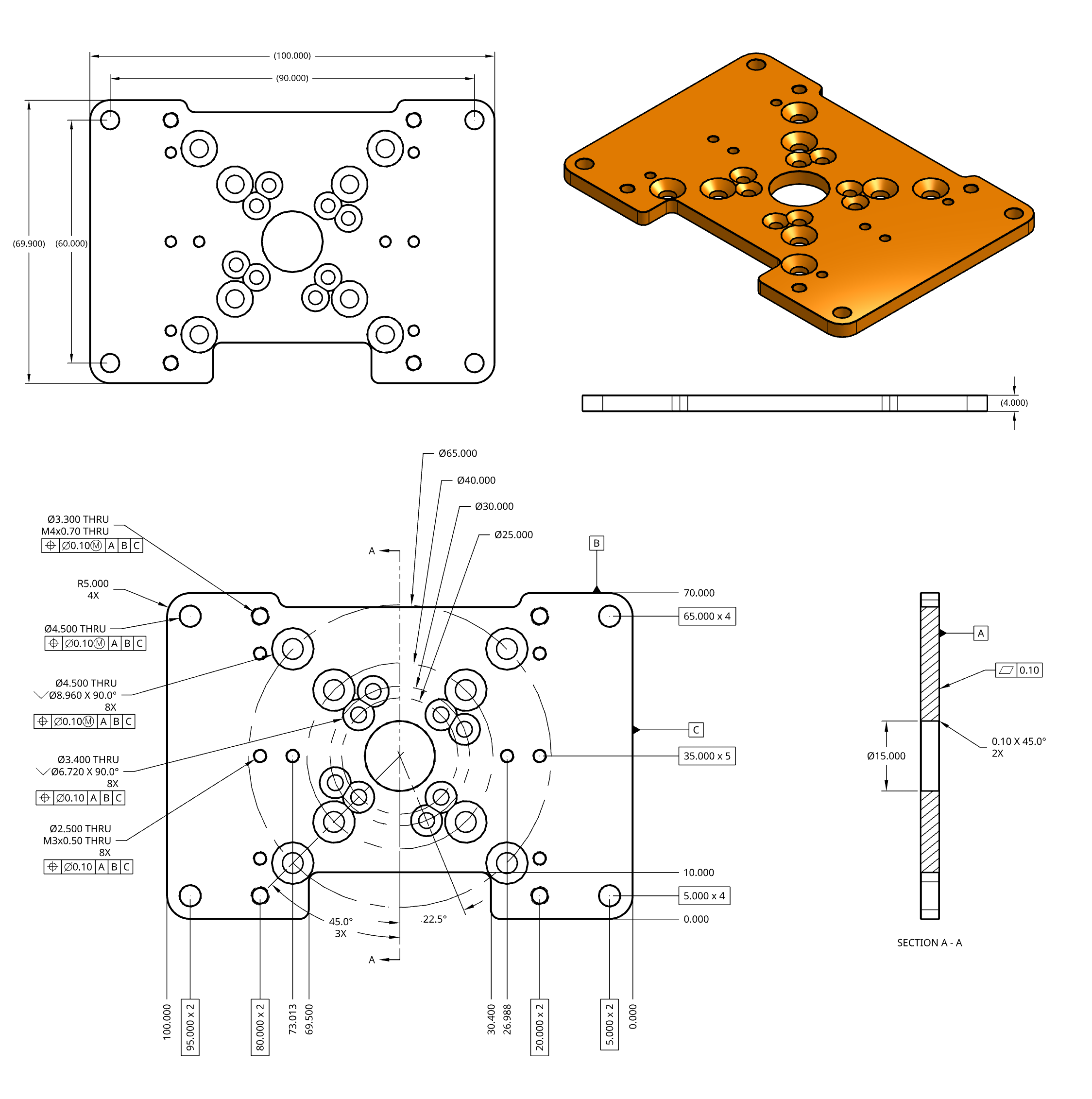 Motor Mounting Plate — ODrive