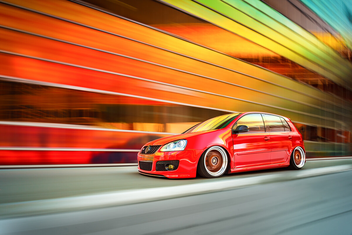 Autofotografie rigshot kleur snelheid