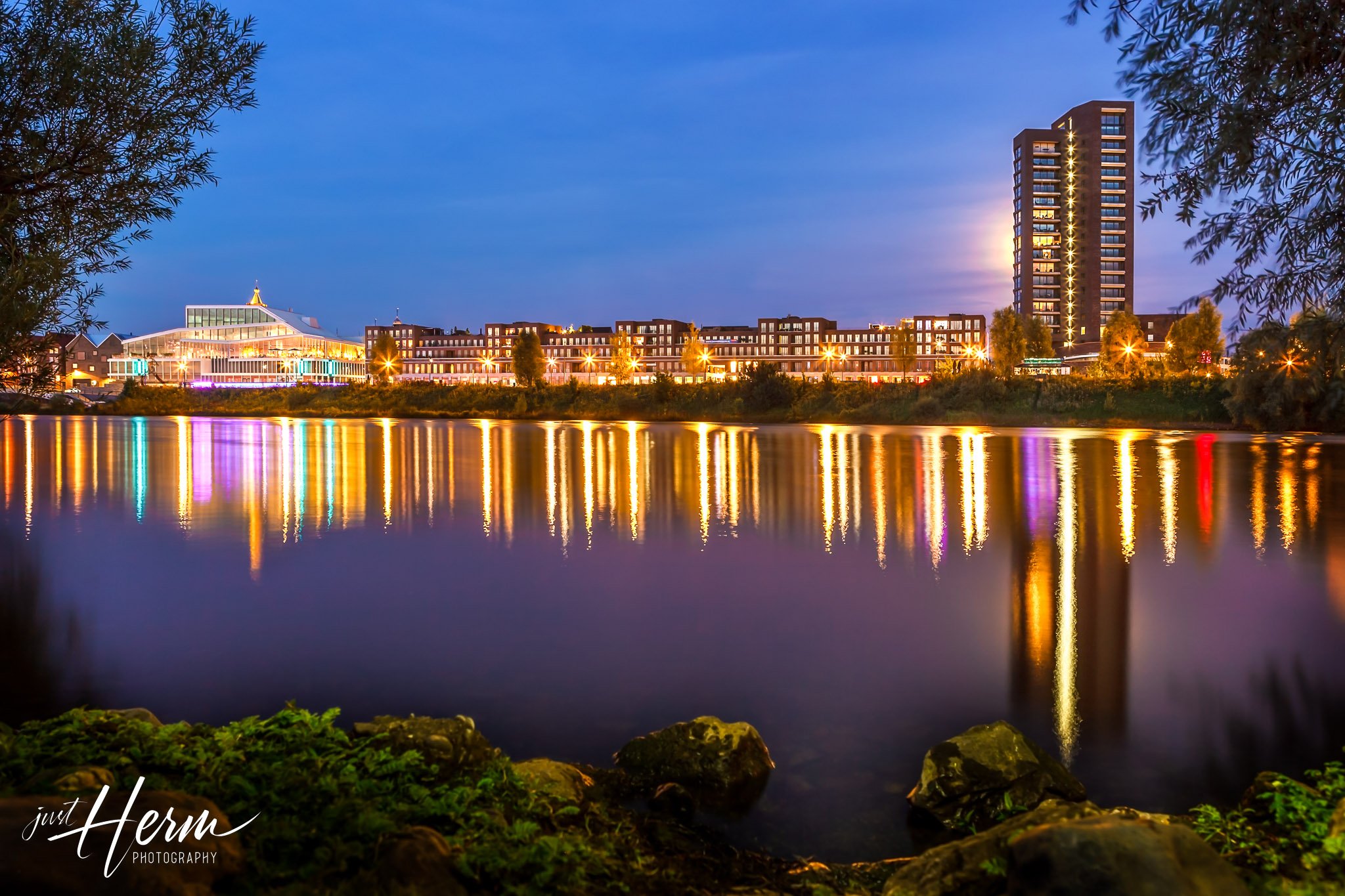 Van foto naar FineArt print Skyline van Venlo — just Herm
