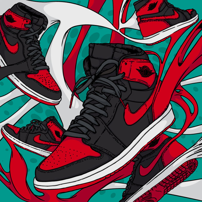 sneaker artwork
