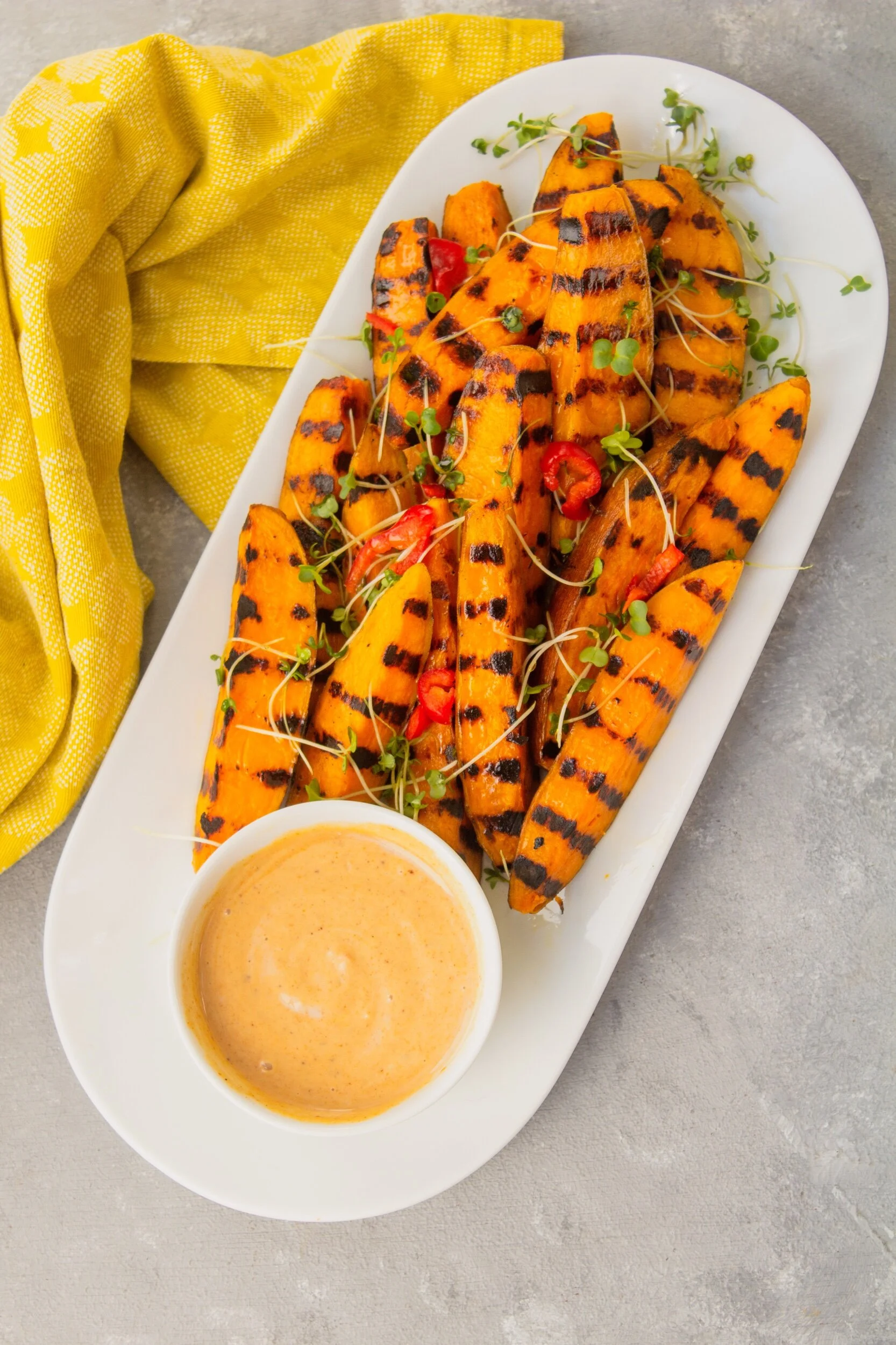 BBQ sweet potatoes with Jerk mayo — Fit Soul Kitchen