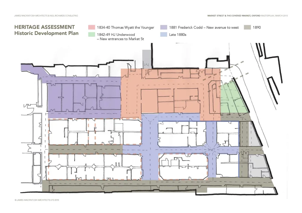 Oxford Covered Market Map James Mackintosh Architects Ltd — 46-48 Covered Market
