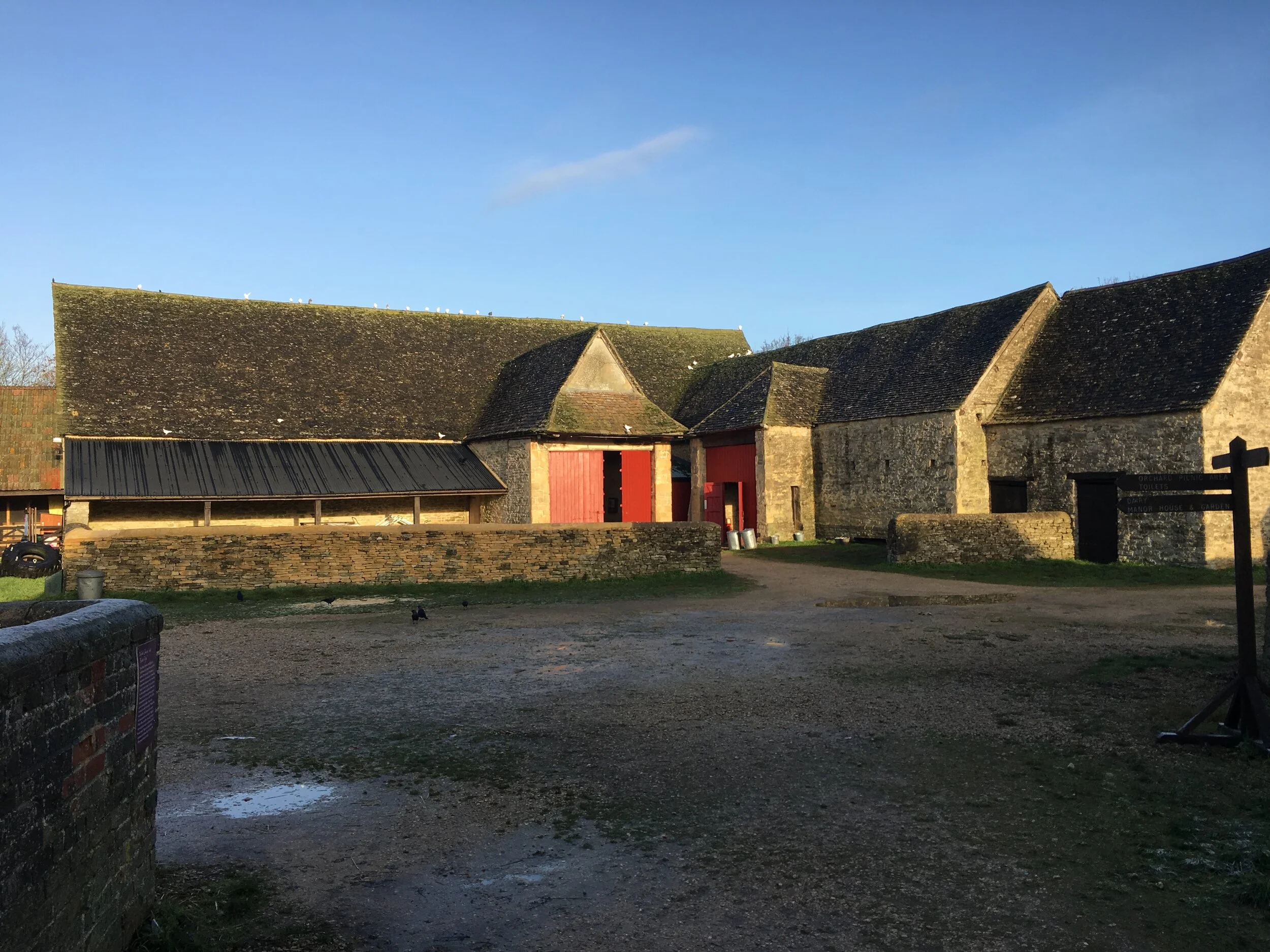 Wheat Barn Repairs. Cogges Manor Farm