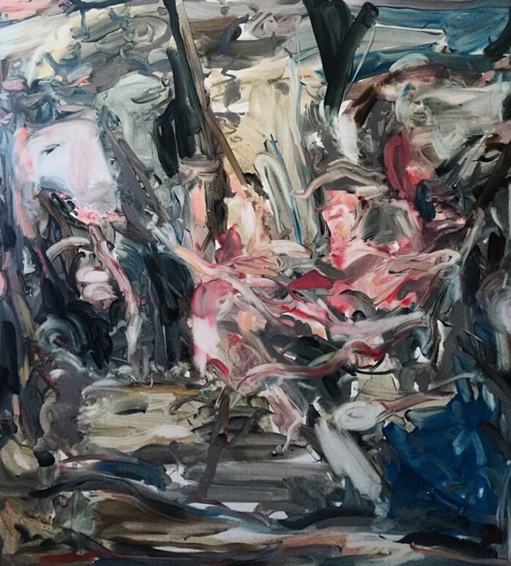 Painting from series “Held On The Tips Of Fingers”By Tomo Campbell