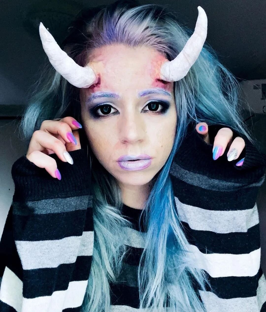 Knowing the weekend is coming brings out the devil in us, just like @juujuukillz !

Dont forget our Black Liquid Latex and Sparkle Skull Bottles are 25% off this month!

#halloween #demon #horns #devil #liquidlatex #motd #mua #sale #pennsylvania #pho