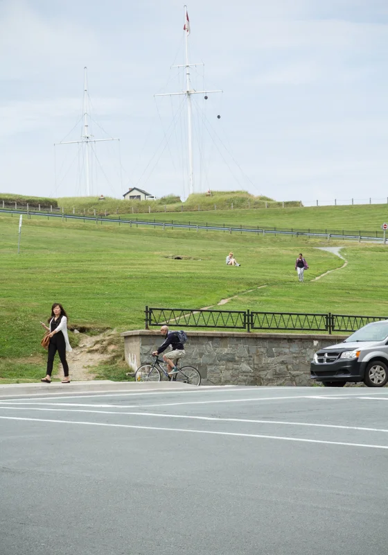 Our site: the Halifax Citadel on the corner of Brunswick Street and Sackville Street.