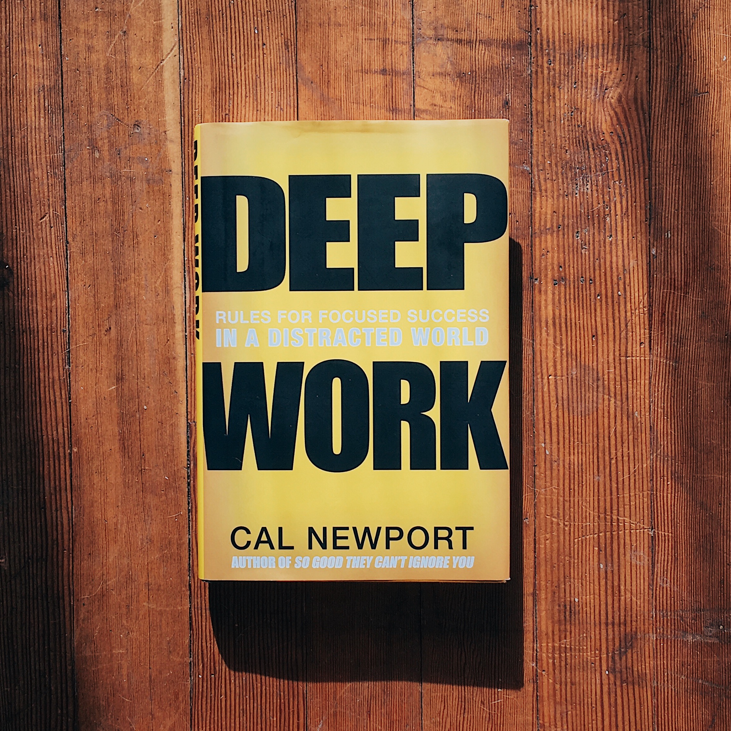Success in a distracted world: DEEP WORK by Cal Newport 