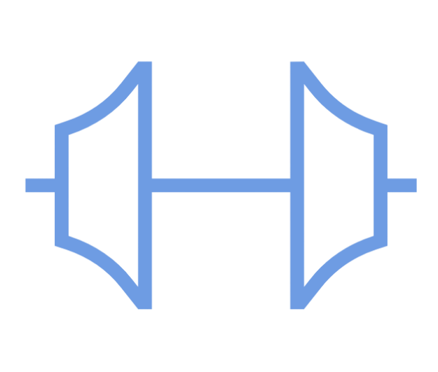 Icon of a loudspeaker or speaker with sound waves emanating from it.