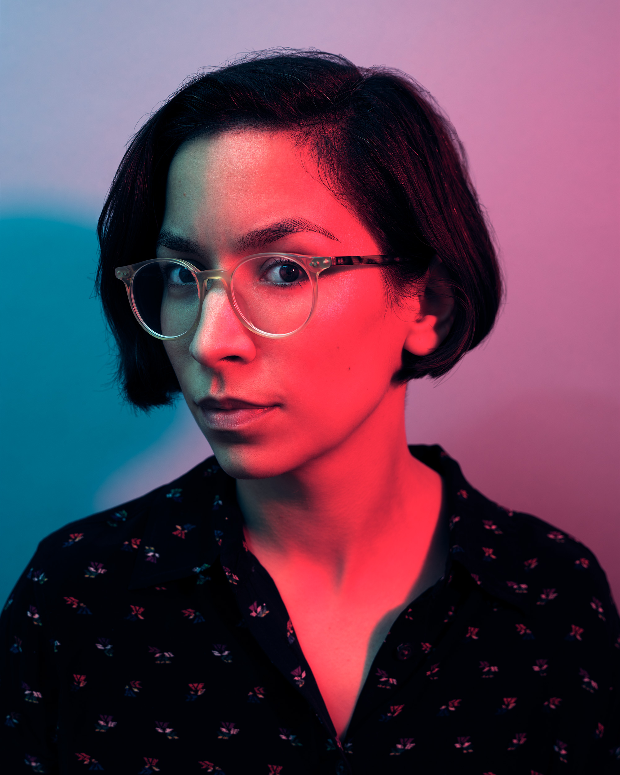 Creative and unique business headshot