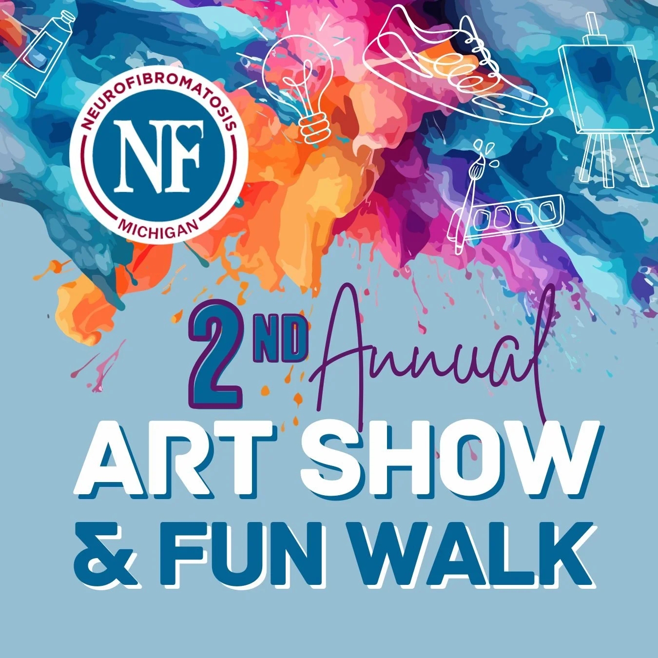 NF Michigan's Second Annual Art Show &amp; Fun Walk