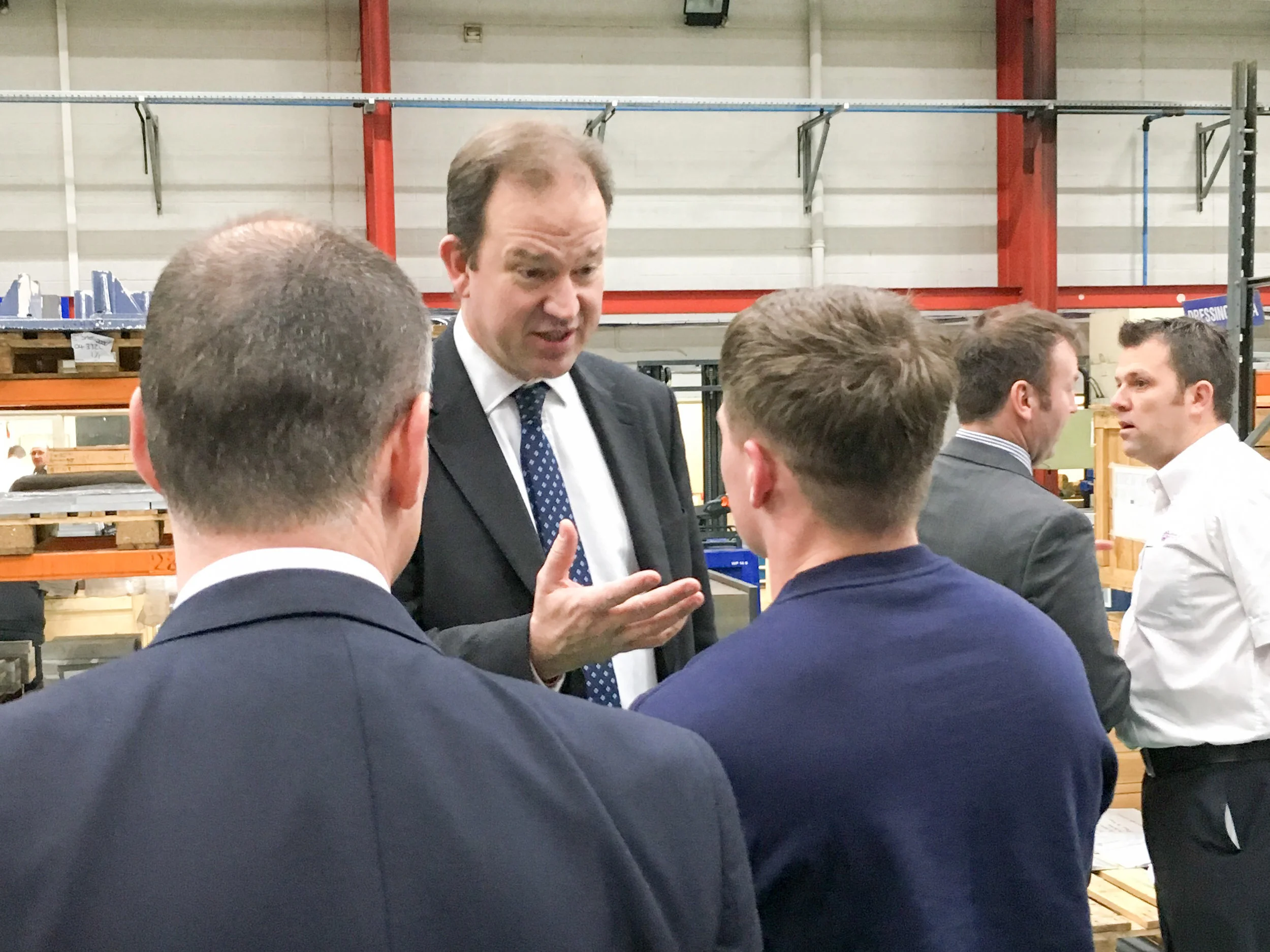 Visit from the Minister for Industry and Energy