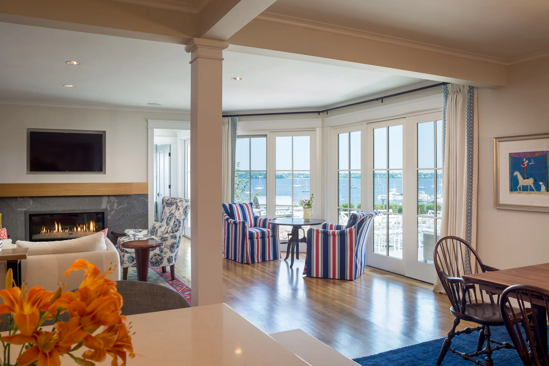 Sitting Area with view to the Bay