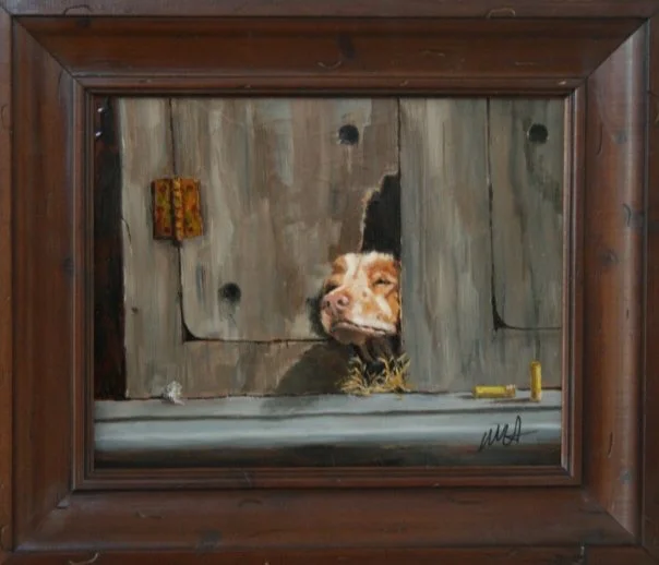 One of Martin Holland's original oil paintings