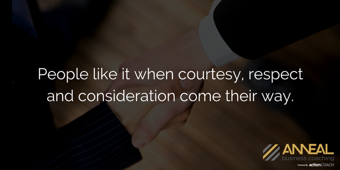 Martin Holland, Anneal Business Coaching, quote on DISC communication styles: "People like it when courtesy, respect and consideration come their way.