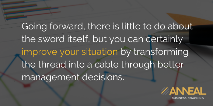 Martin Holland Anneal Business Coaching - Going forward you can improve your situation by transforming the thread into a cable through better management decisions