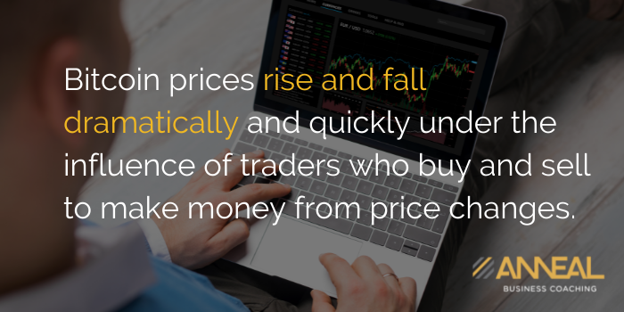 Martin Holland Anneal Business Coaching - Bitcoin price volatility and cryptocurrency trading, understanding digital currency price swings and market movements