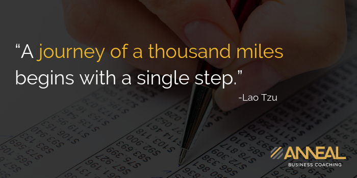 Lao Tzu quote: a journey of a thousand miles begins with a single step
