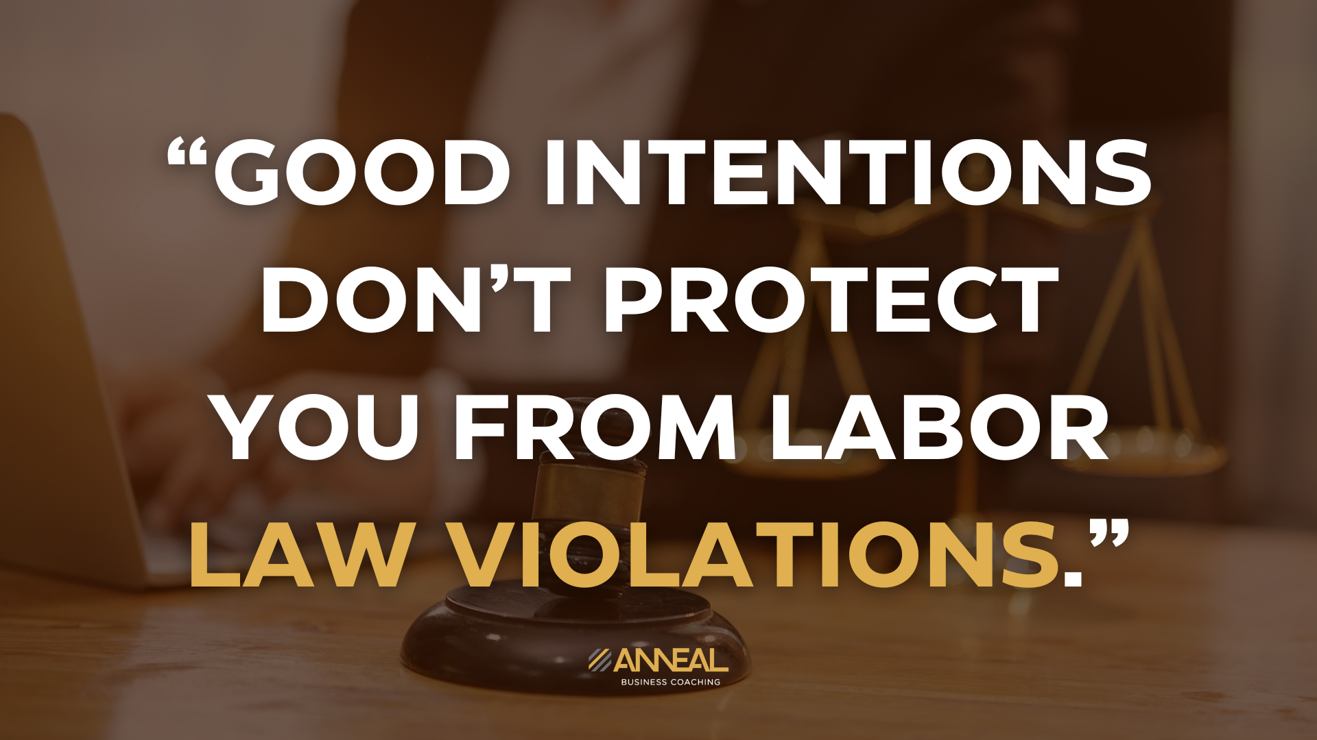 Martin Holland good intentions labor law violations employee misclassification exempt nonexempt Anneal Business Coaching