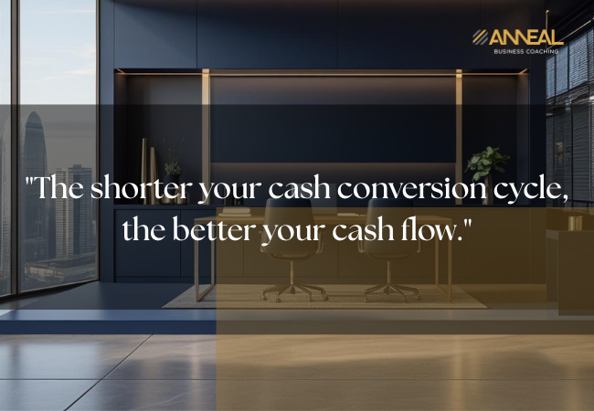 Martin Holland shorter cash conversion cycle improve cash flow business strategy Anneal Business Coaching
