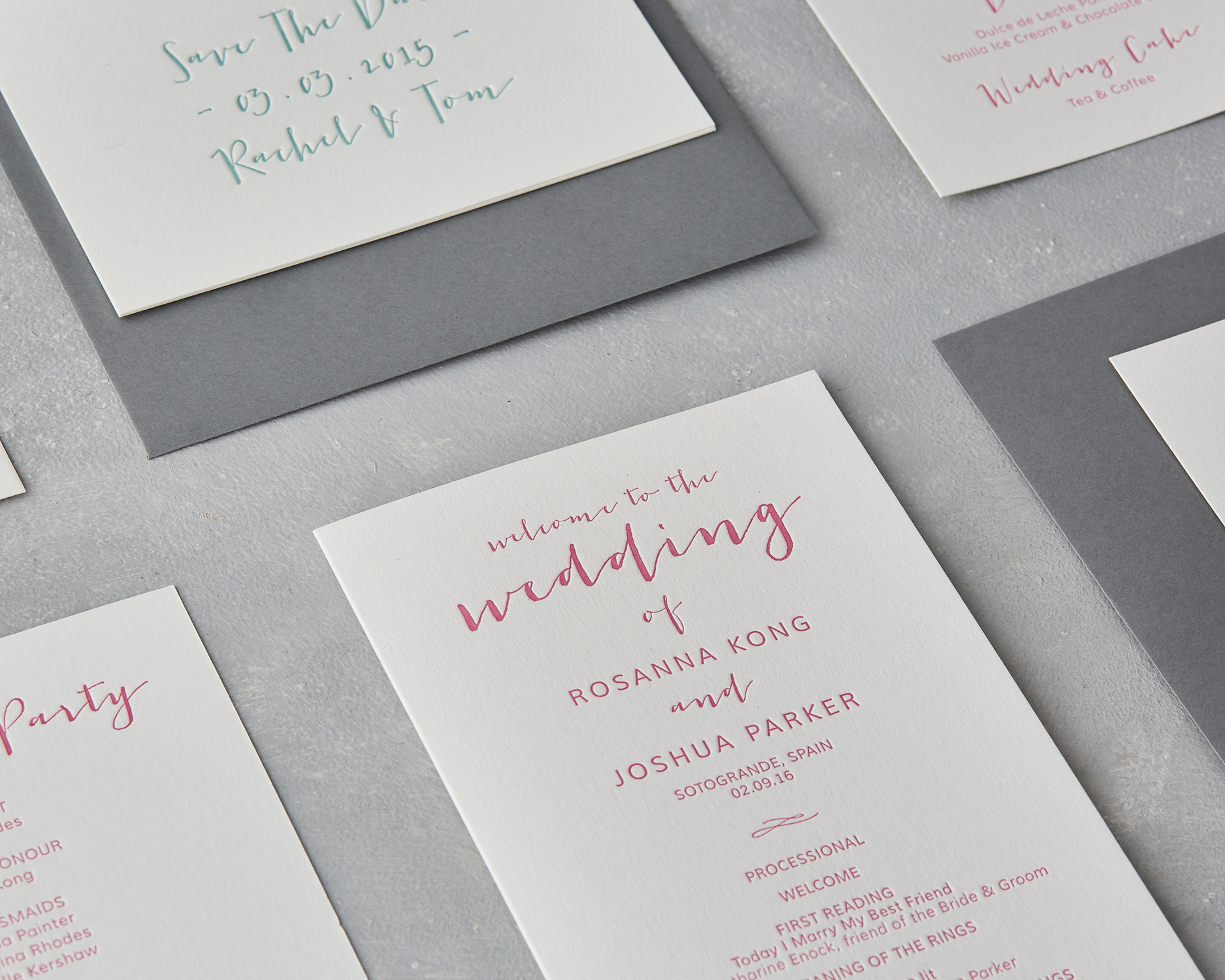 Ceremony & Reception Stationery