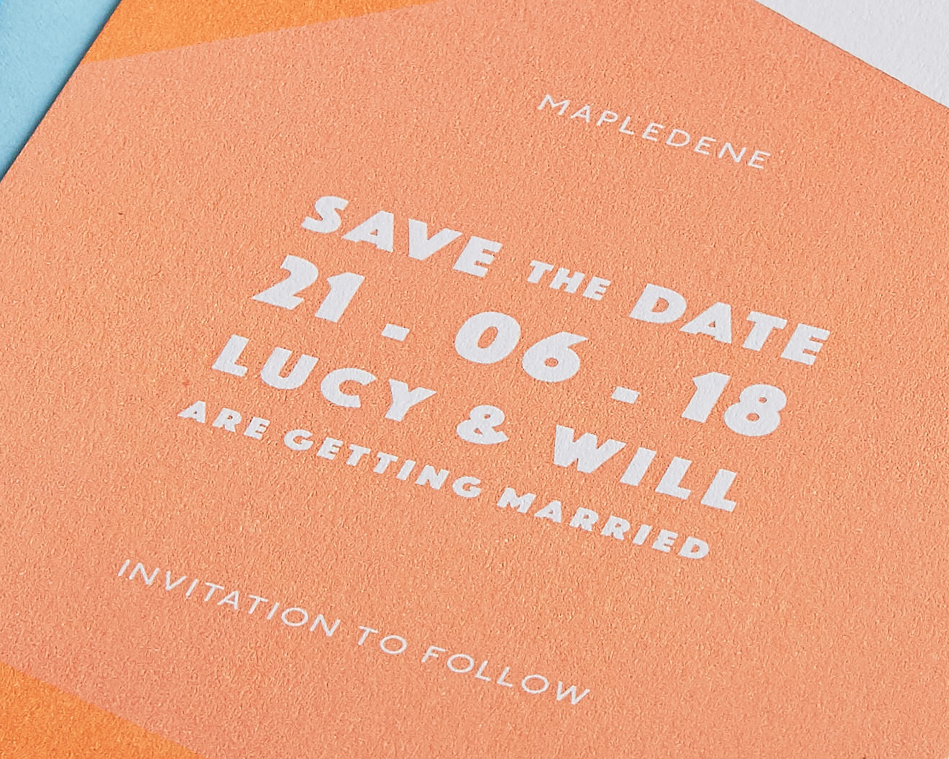 Modern Save The Date