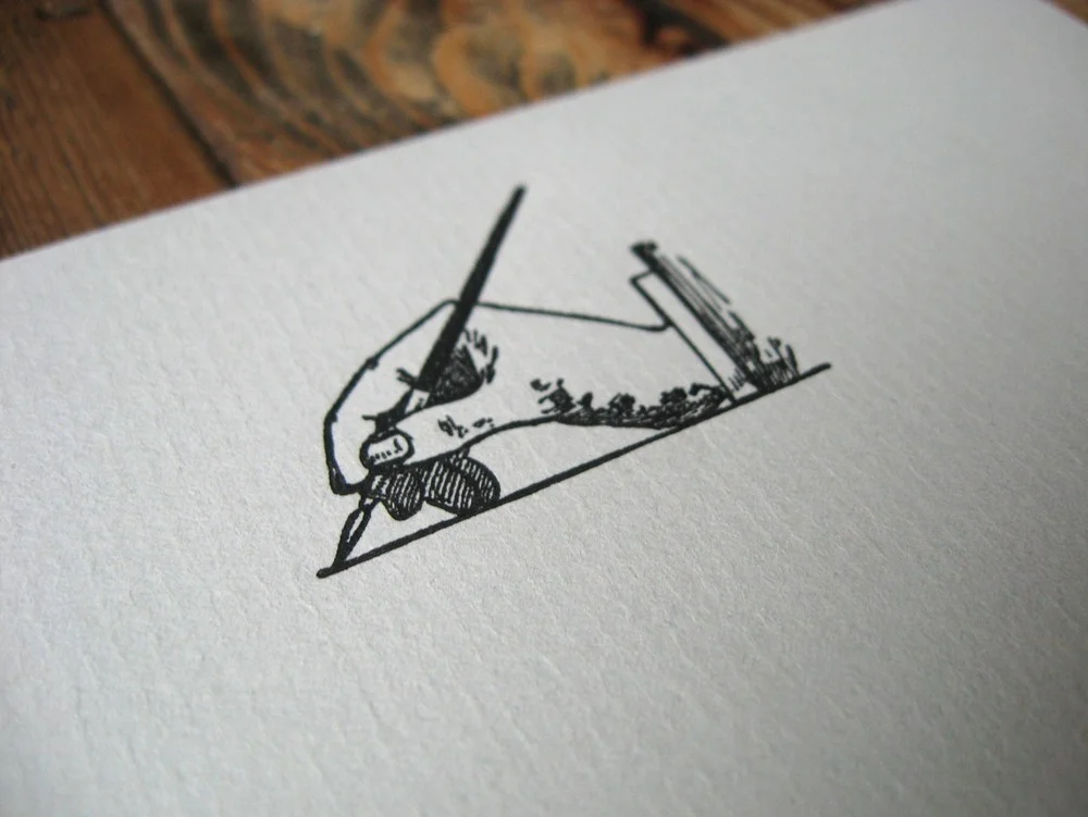 Writing Headed Paper for a Wedding Guest Book from Vintage Engraving.
