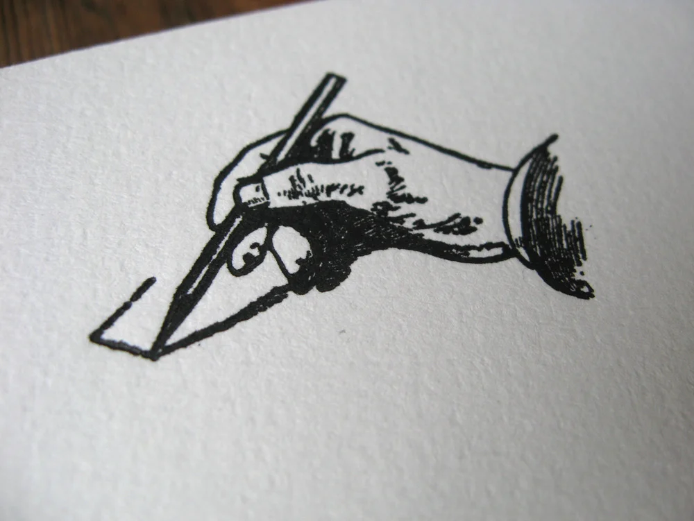 Drawing Headed Paper for a Wedding Guest Book from Vintage Engraving.